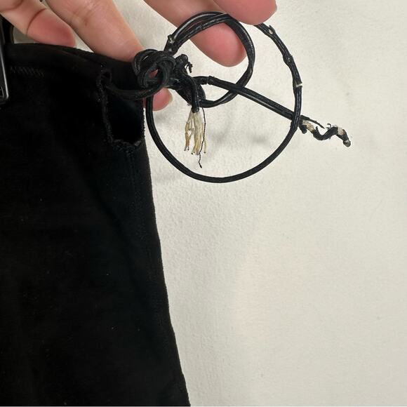 Stuart Weitzman Size 7 Black Suede Over The Knee Platform 'Playtime' Boots - Picture 15 of 16